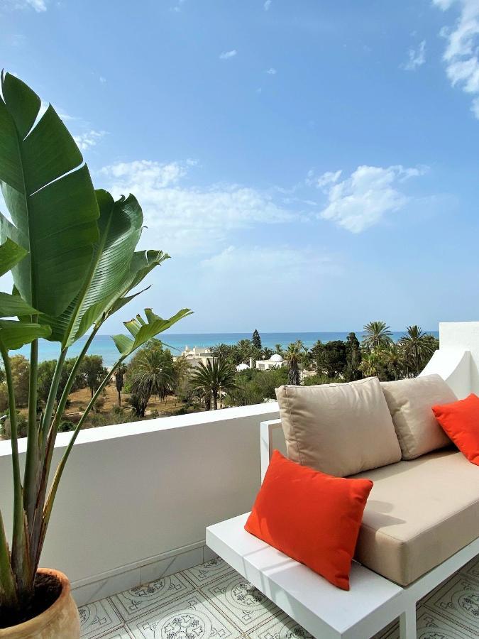 Roof Top Pied Dans L'Eau Panoramic View, 80 Meters From Seaside Hammamet Exterior foto