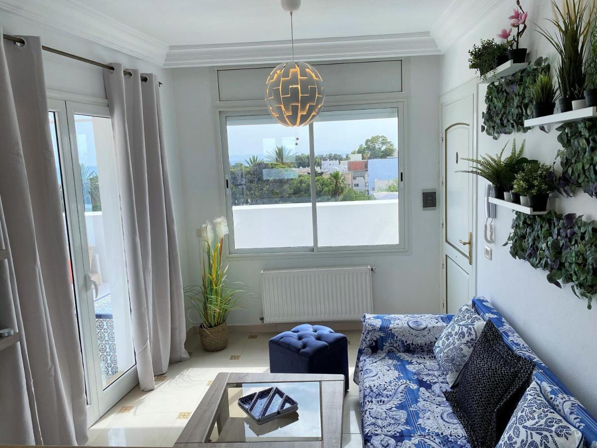 Roof Top Pied Dans L'Eau Panoramic View, 80 Meters From Seaside Hammamet Exterior foto